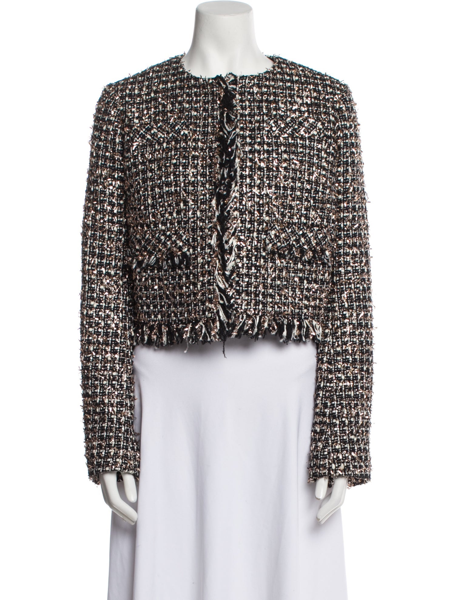 Jason Wu Tweed Pattern Evening Jacket