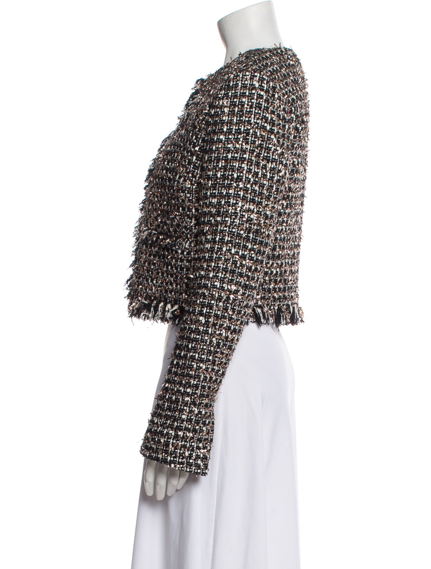 Jason Wu Tweed Pattern Evening Jacket