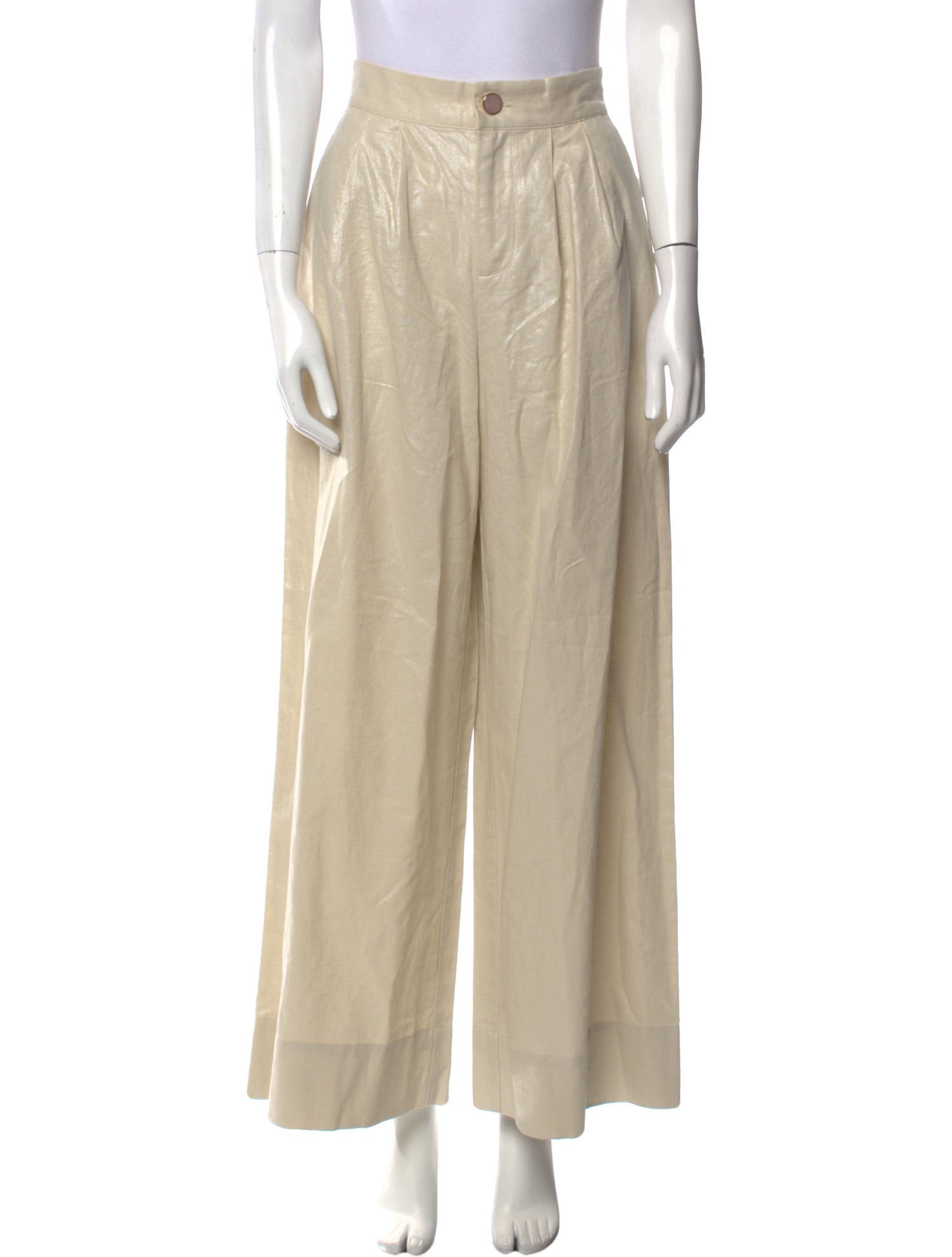Jason Wu Linen Wide Leg Pants
