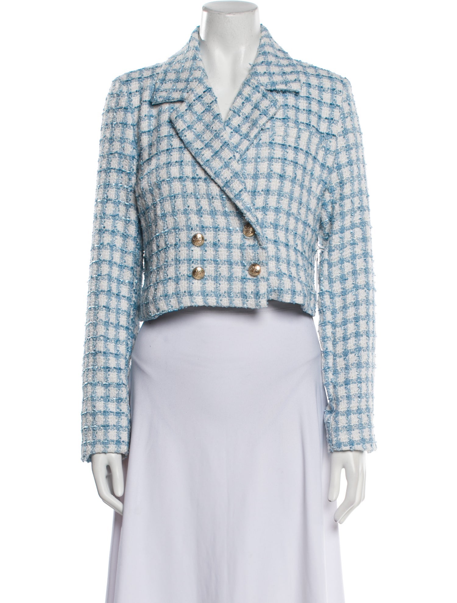 Jason Wu Plaid Print Blazer w/ Tags