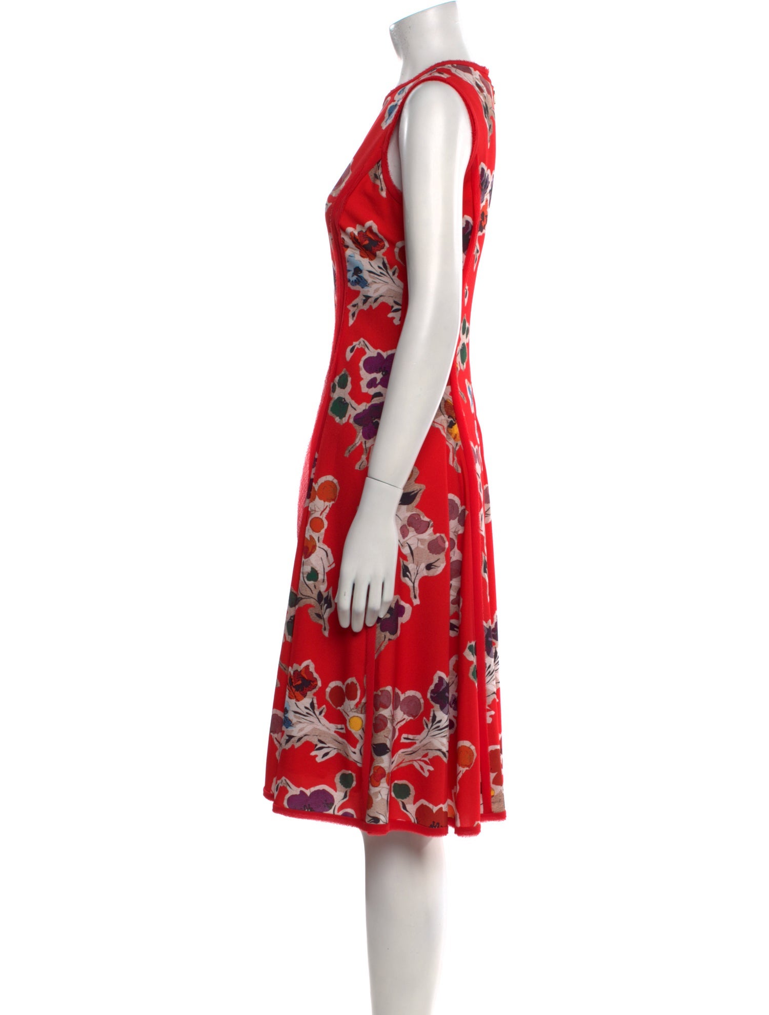 Jason Wu Floral Print Midi Length Dress