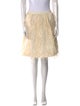 Jason Wu Feather Trim Mini Skirt