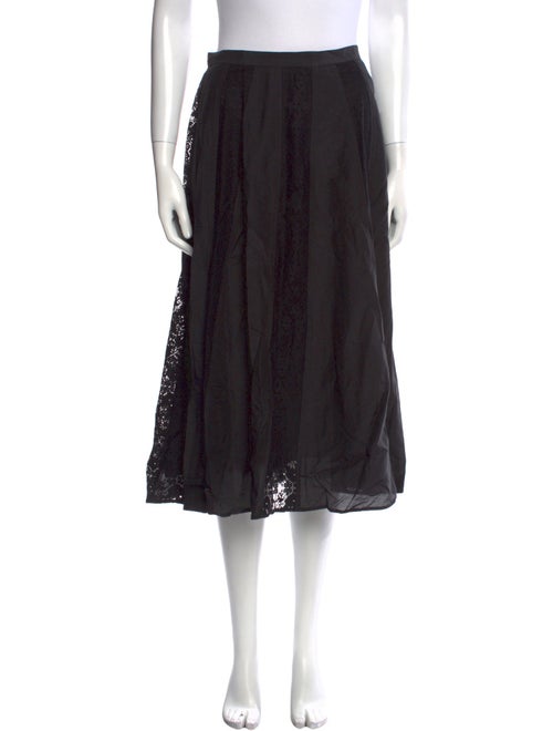 Jason Wu Lace Trim Embellishment Midi Length Skirt