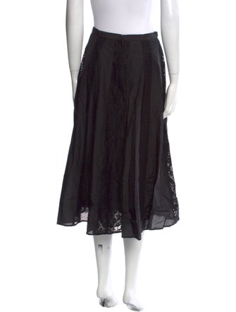 Jason Wu Lace Trim Embellishment Midi Length Skirt