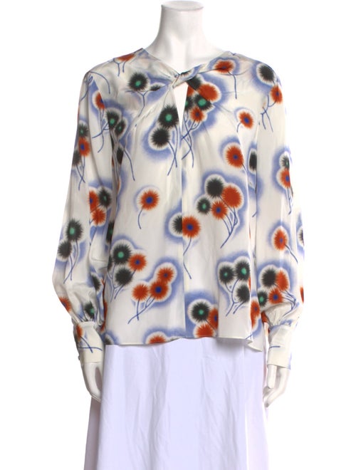 Jason Wu Silk Printed Blouse