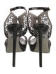 Jason Wu Patent Leather Crystal Embellishments T-Strap Sandals