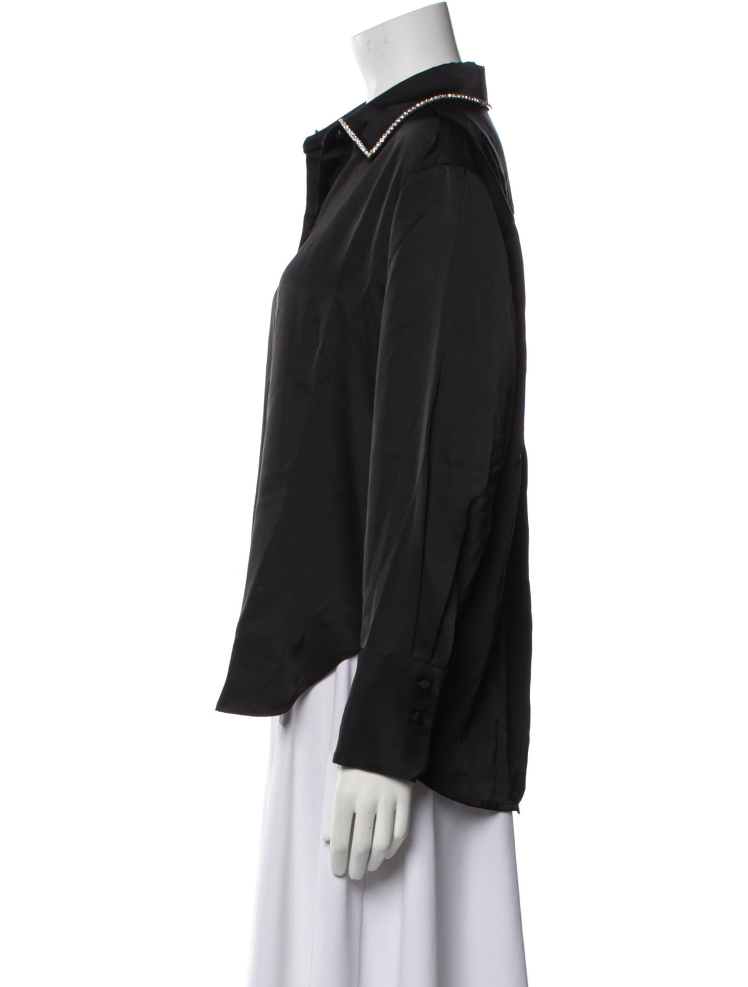 Jason Wu Long Sleeve Button-Up Top w/ Tags