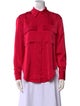 Jason Wu Long Sleeve Button-Up Top