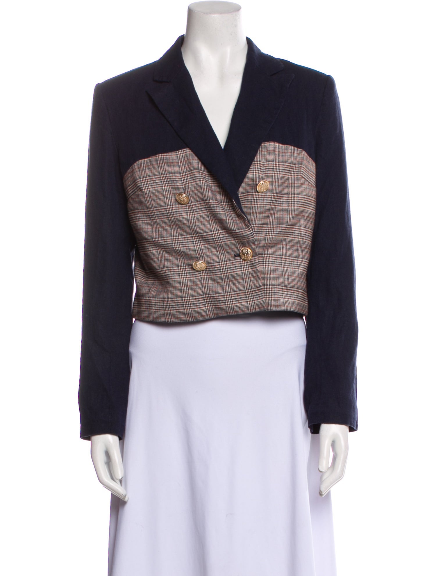 Jason Wu Linen Printed Evening Jacket