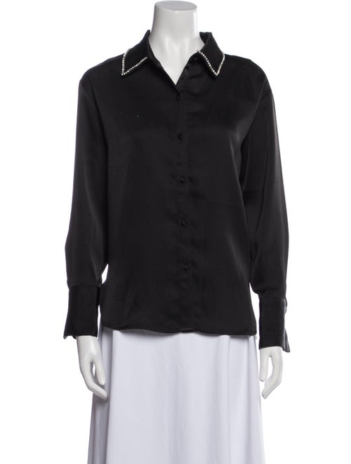 Jason Wu Long Sleeve Button-Up Top