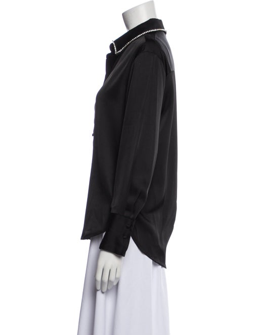 Jason Wu Long Sleeve Button-Up Top