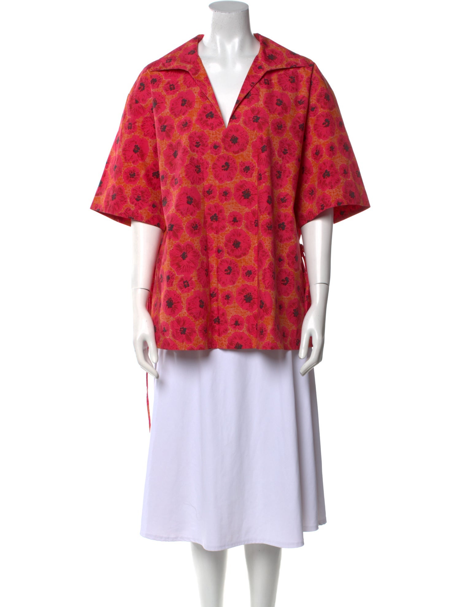 Jason Wu Printed Short Sleeve Polo