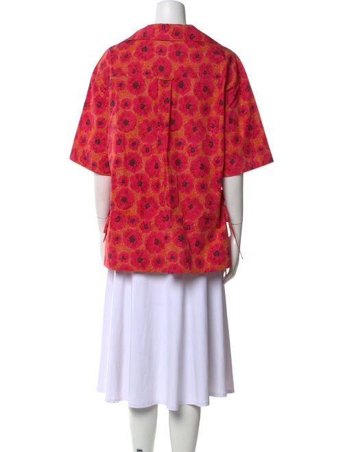 Jason Wu Printed Short Sleeve Polo