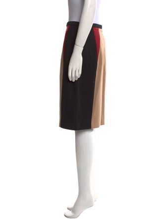 Jason Wu Colorblock Pattern Knee-Length Skirt