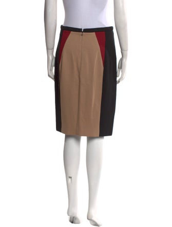 Jason Wu Colorblock Pattern Knee-Length Skirt