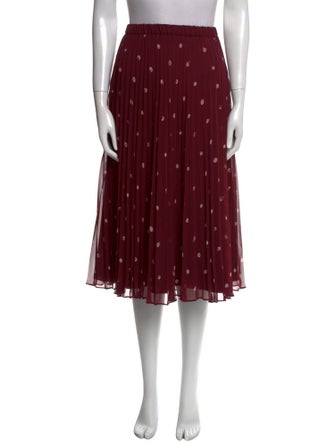 Jason Wu Polka Dot Print Midi Length Skirt