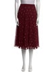 Jason Wu Polka Dot Print Midi Length Skirt