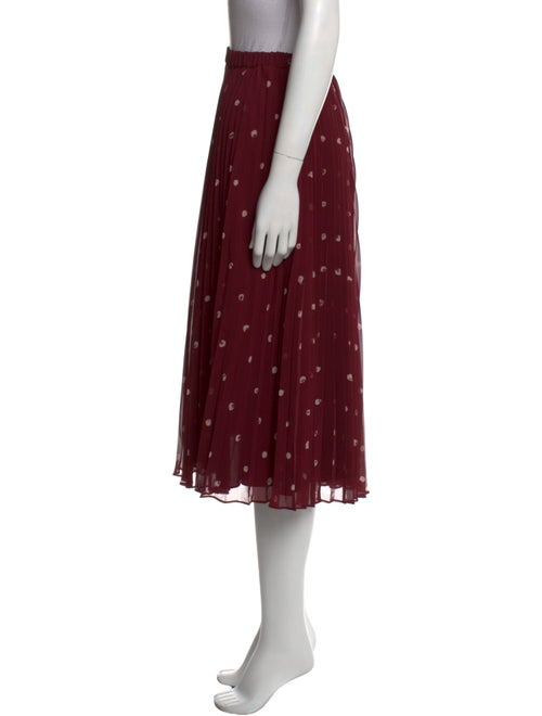Jason Wu Polka Dot Print Midi Length Skirt