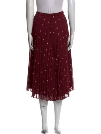 Jason Wu Polka Dot Print Midi Length Skirt