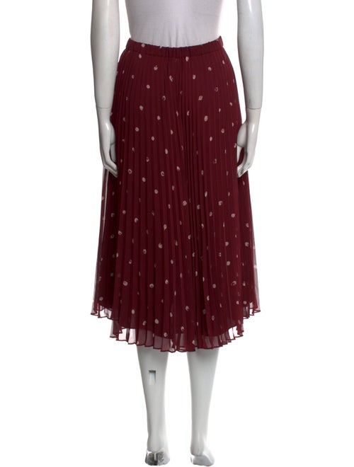Jason Wu Polka Dot Print Midi Length Skirt