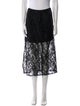 Jason Wu Lace Pattern Midi Length Skirt