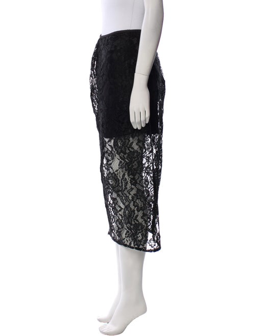 Jason Wu Lace Pattern Midi Length Skirt
