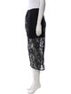 Jason Wu Lace Pattern Midi Length Skirt
