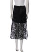 Jason Wu Lace Pattern Midi Length Skirt