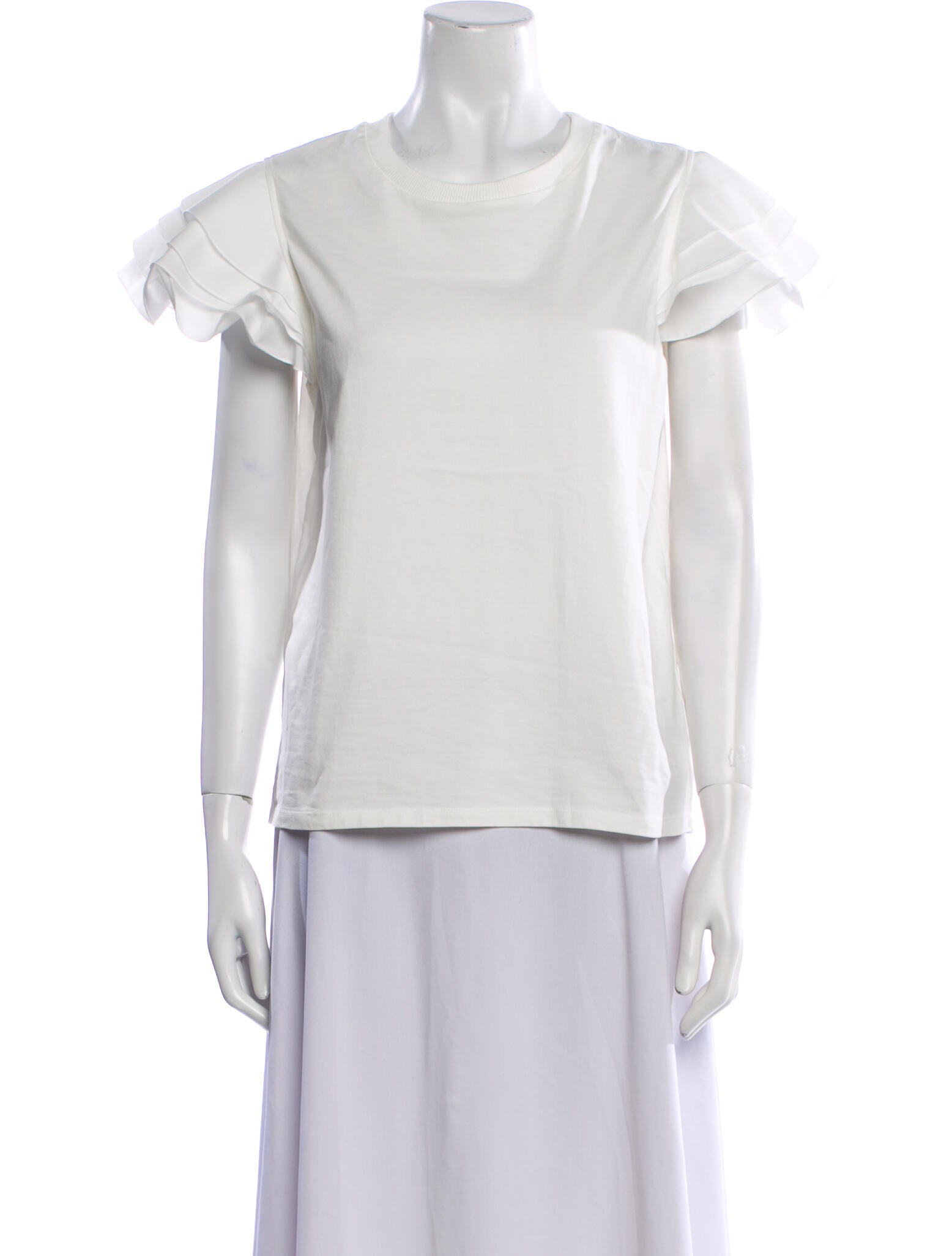 Jason Wu Crew Neck Short Sleeve T-Shirt