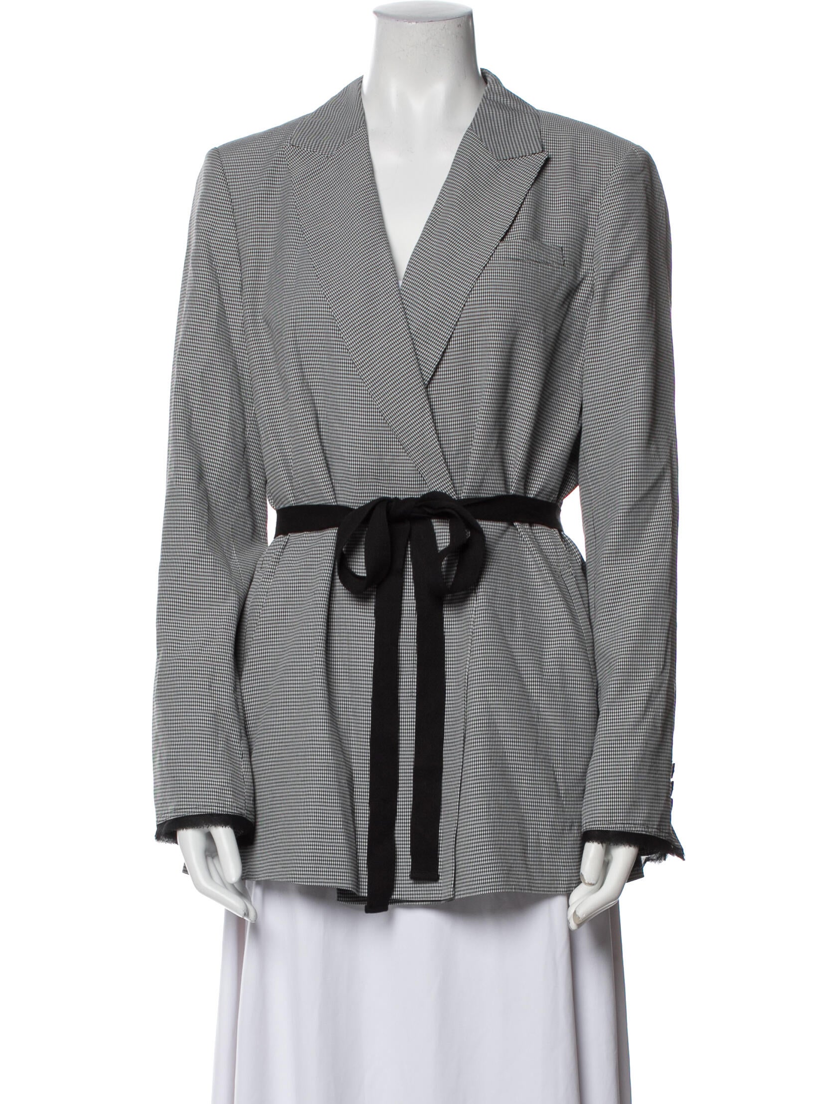 Jason Wu Plaid Print Blazer