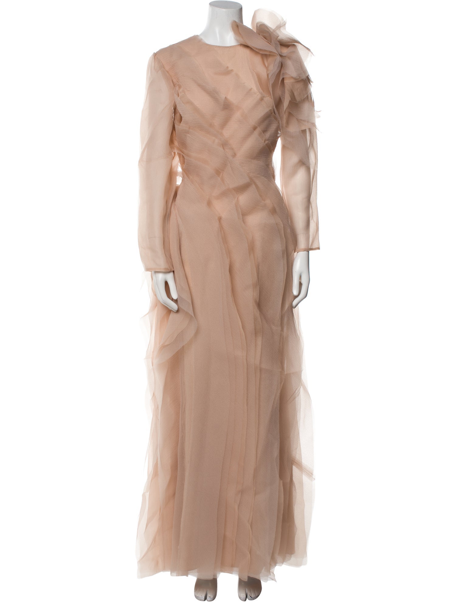 Jason Wu Crew Neck Long Dress