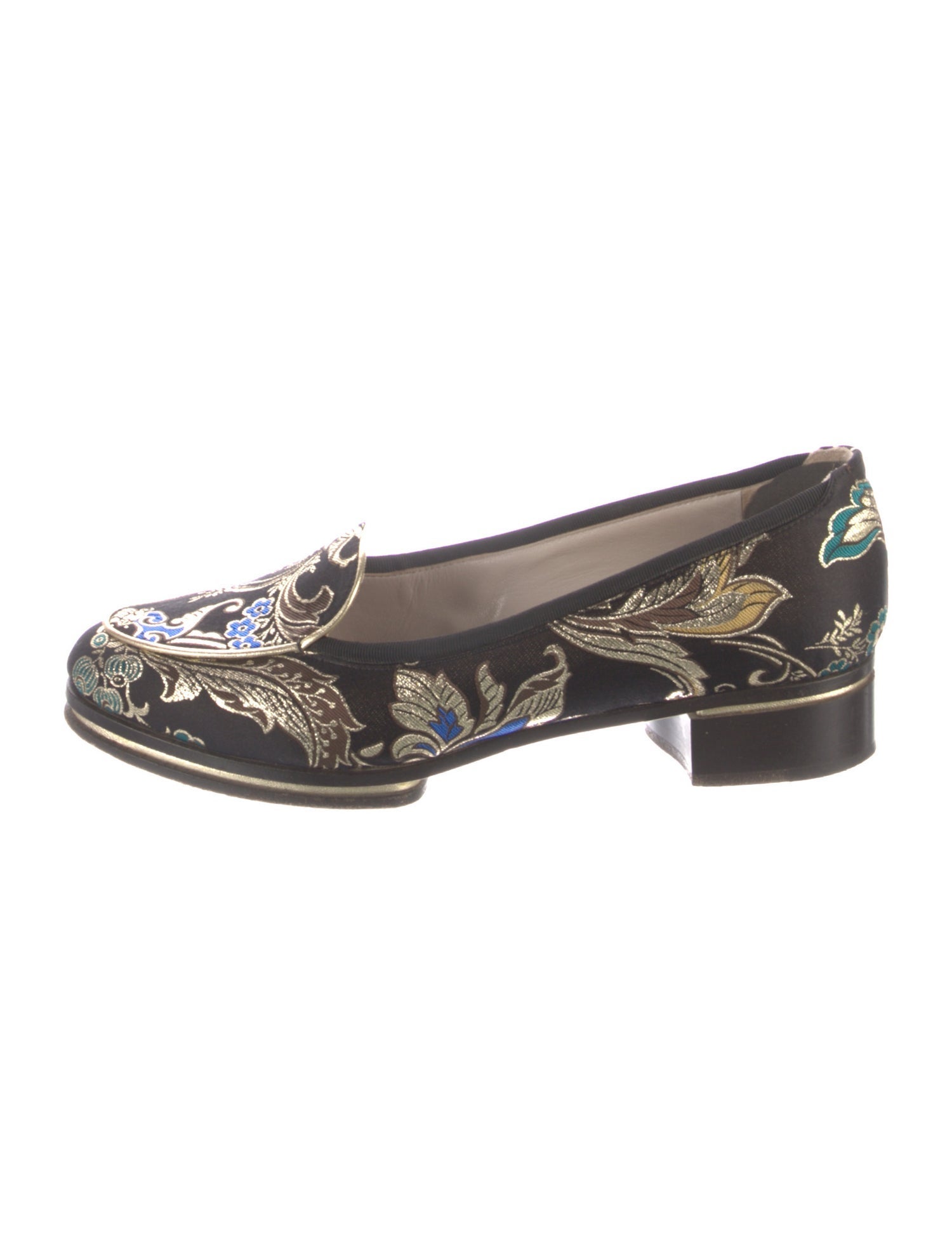 Jason Wu Canvas Floral Print Loafers