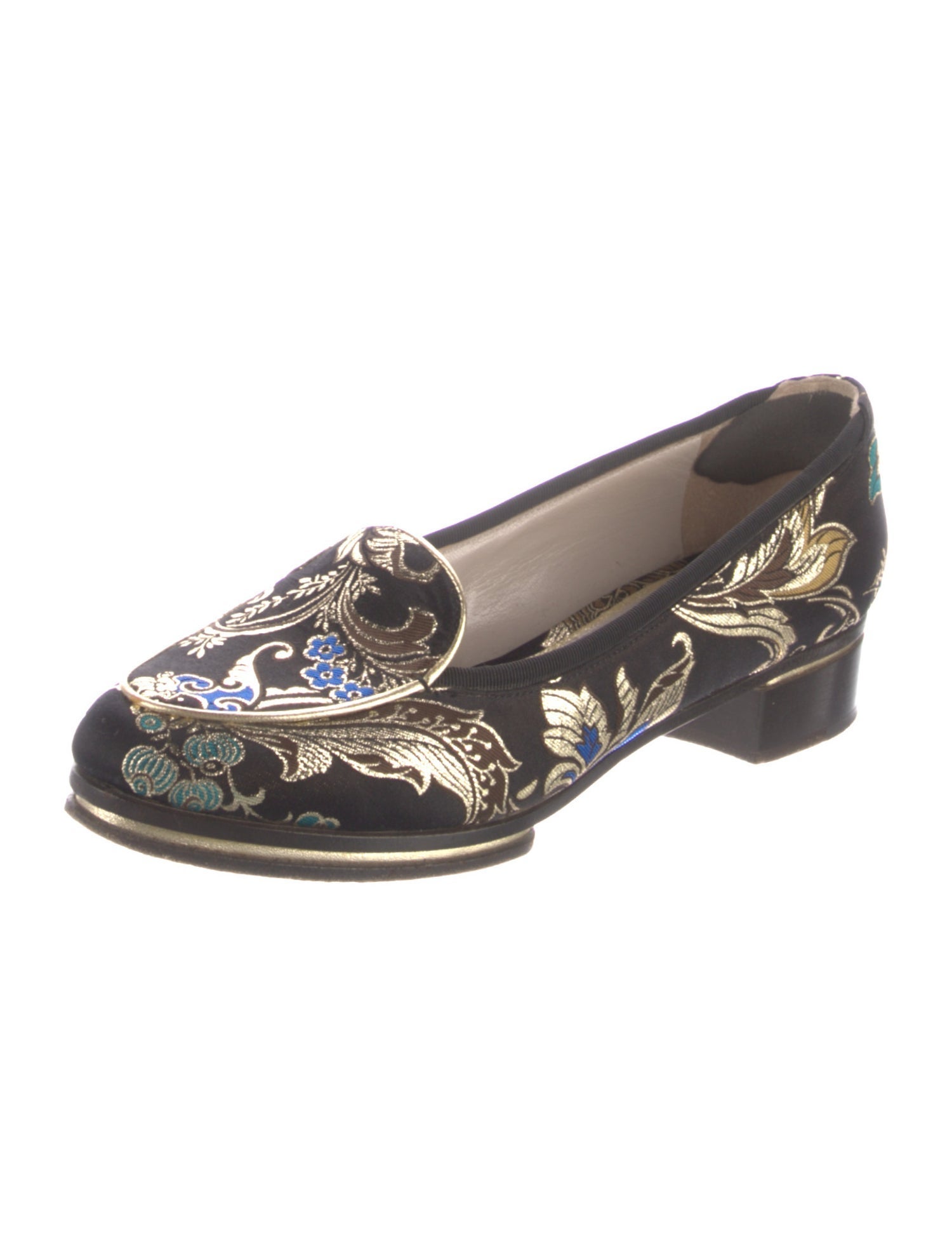 Jason Wu Canvas Floral Print Loafers