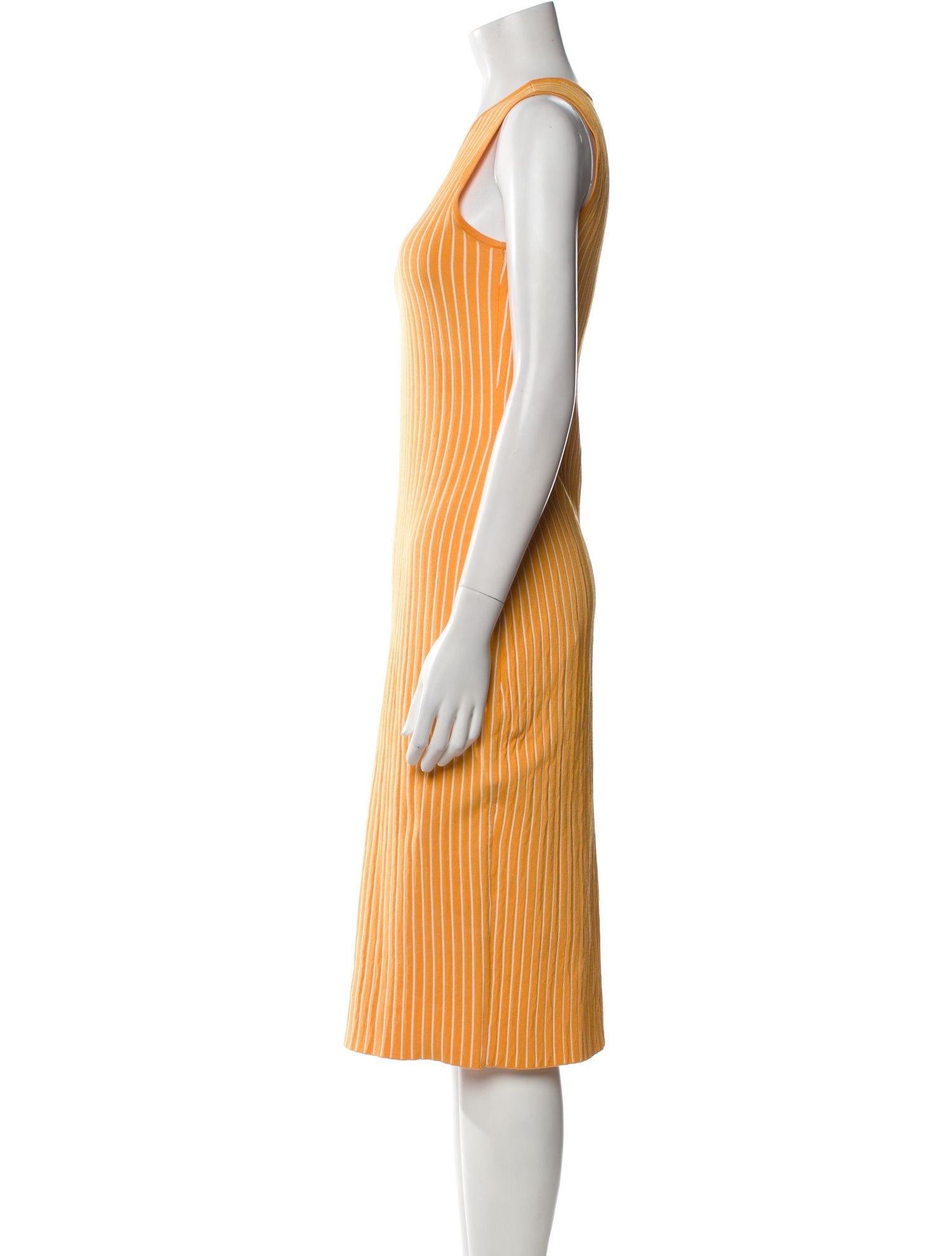 Jason Wu Striped Midi Length Dress