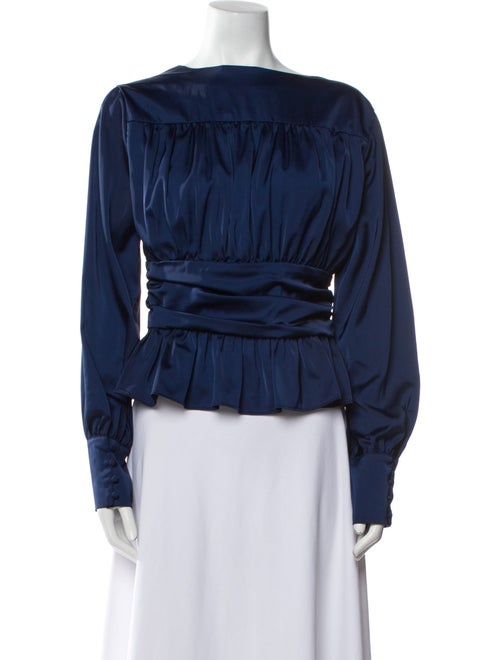 Jason Wu Off-The-Shoulder Long Sleeve Blouse