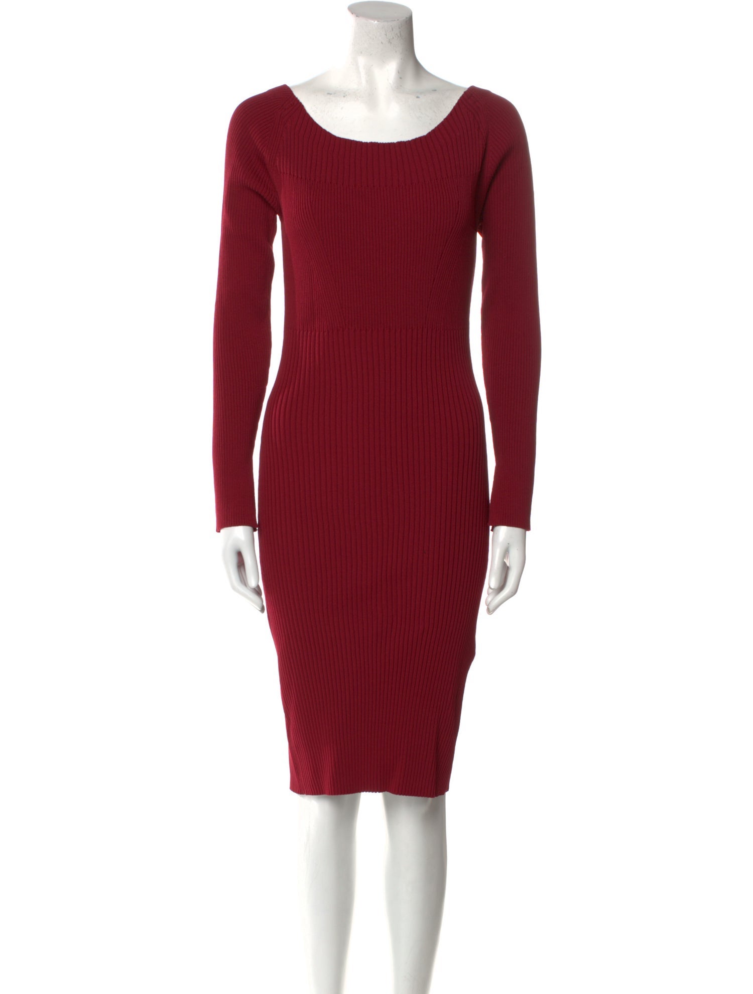 Jason Wu Bateau Neckline Knee-Length Dress