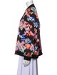 J Jason Wu Floral Print Bomber Jacket