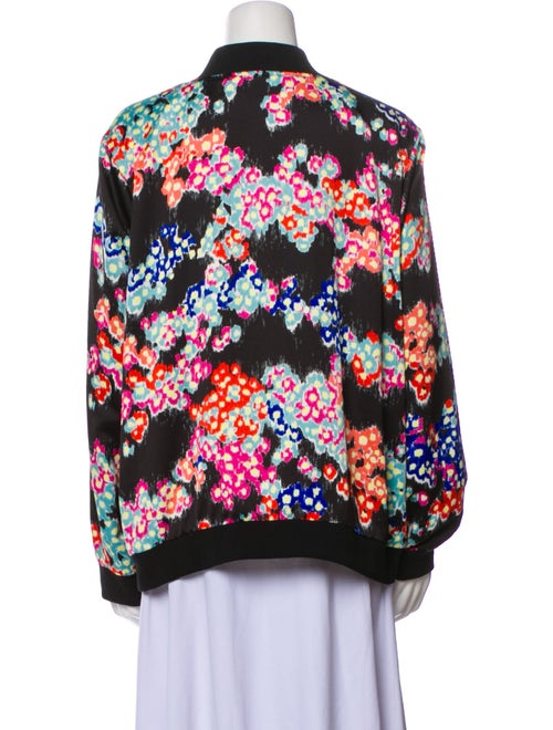 J Jason Wu Floral Print Bomber Jacket