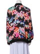J Jason Wu Floral Print Bomber Jacket