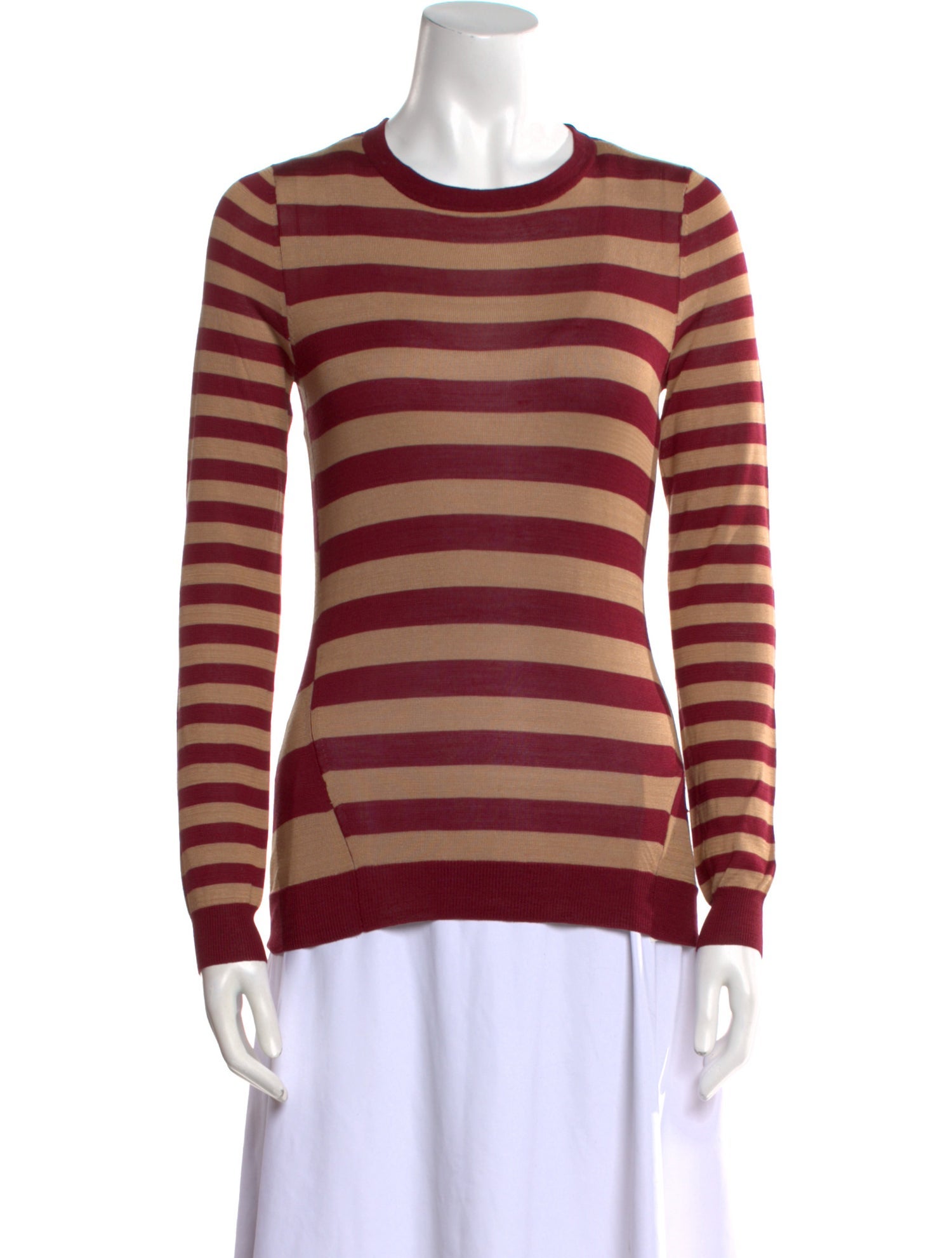 Jason Wu Silk Striped Sweater