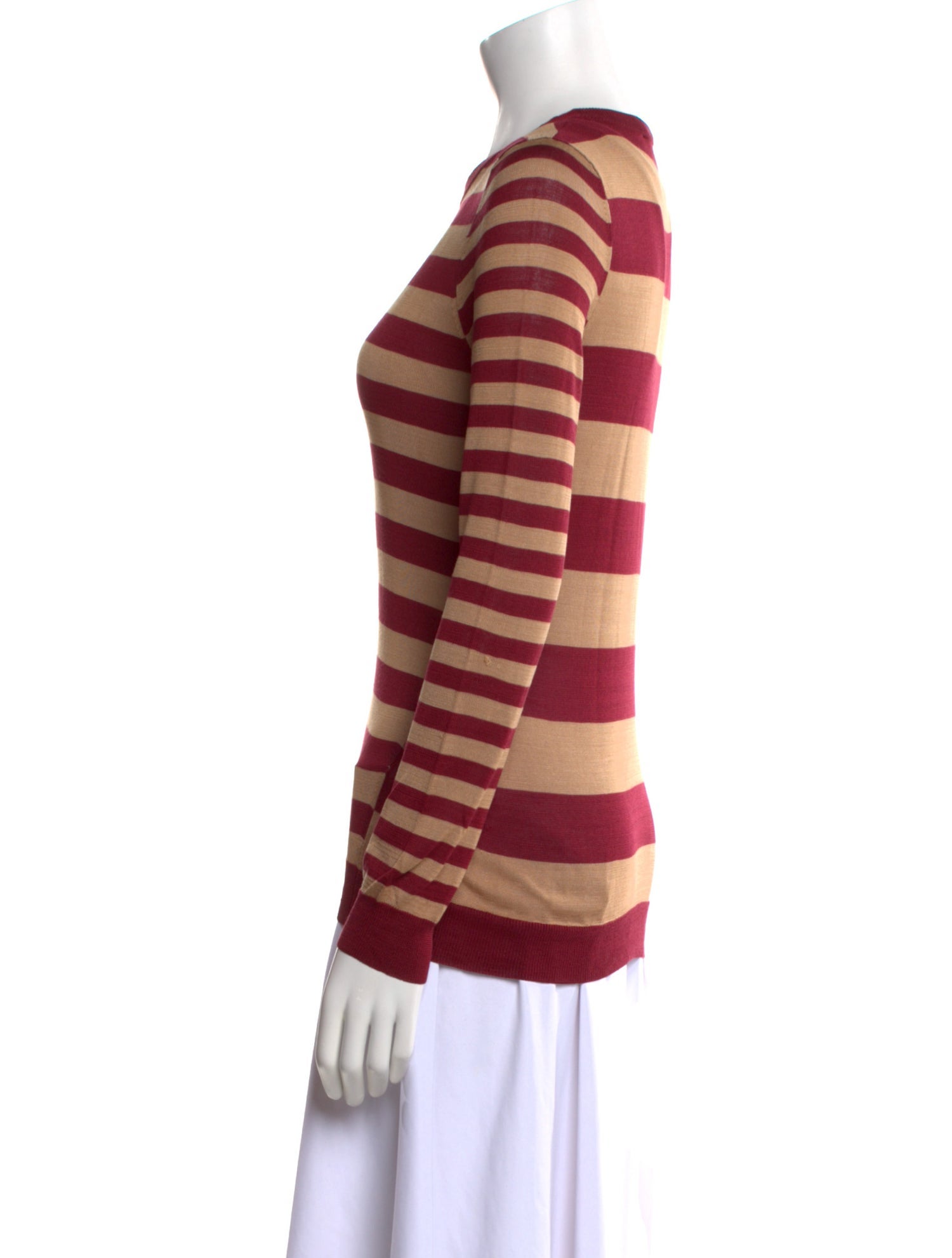 Jason Wu Silk Striped Sweater