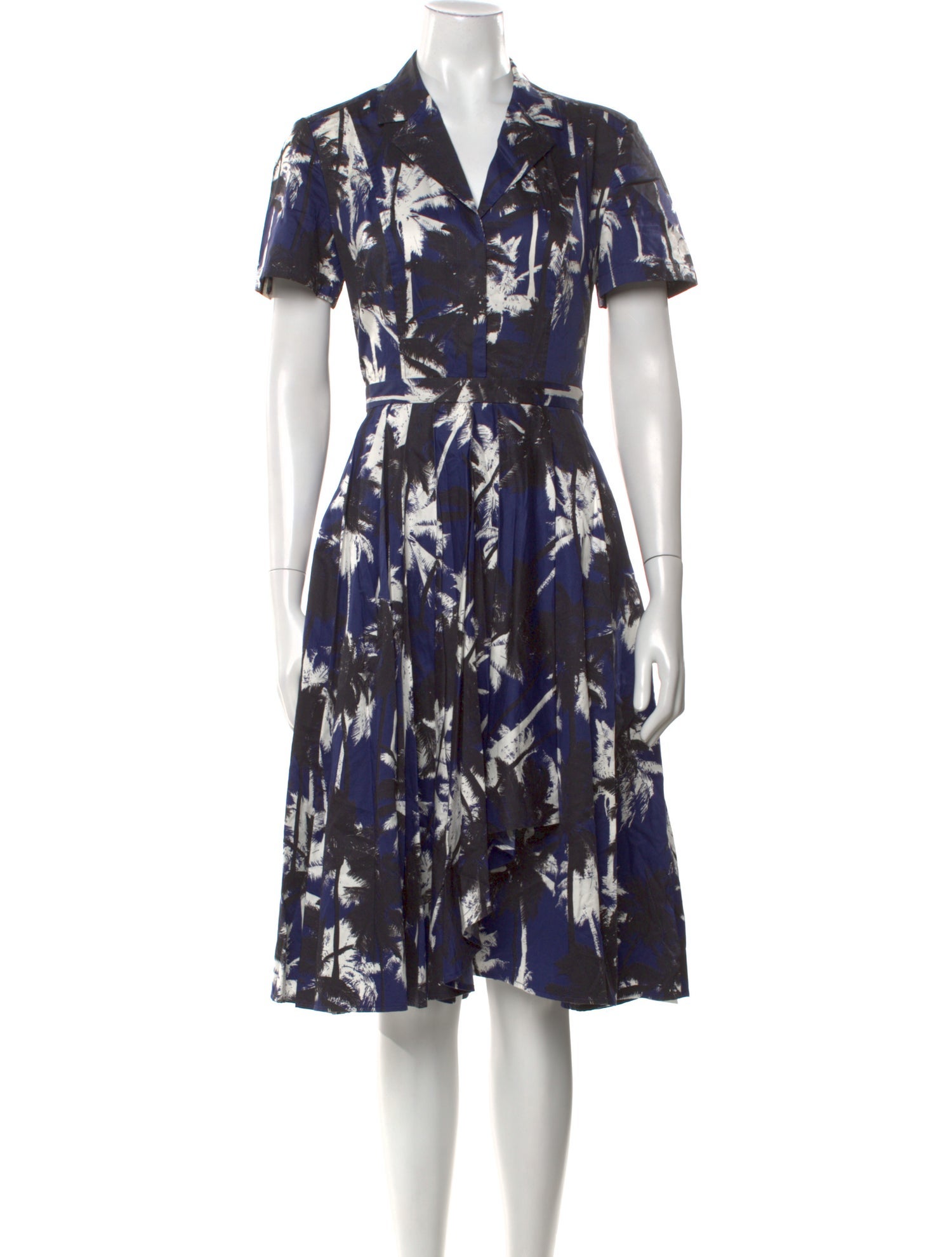 Jason Wu Floral Print Midi Length Dress