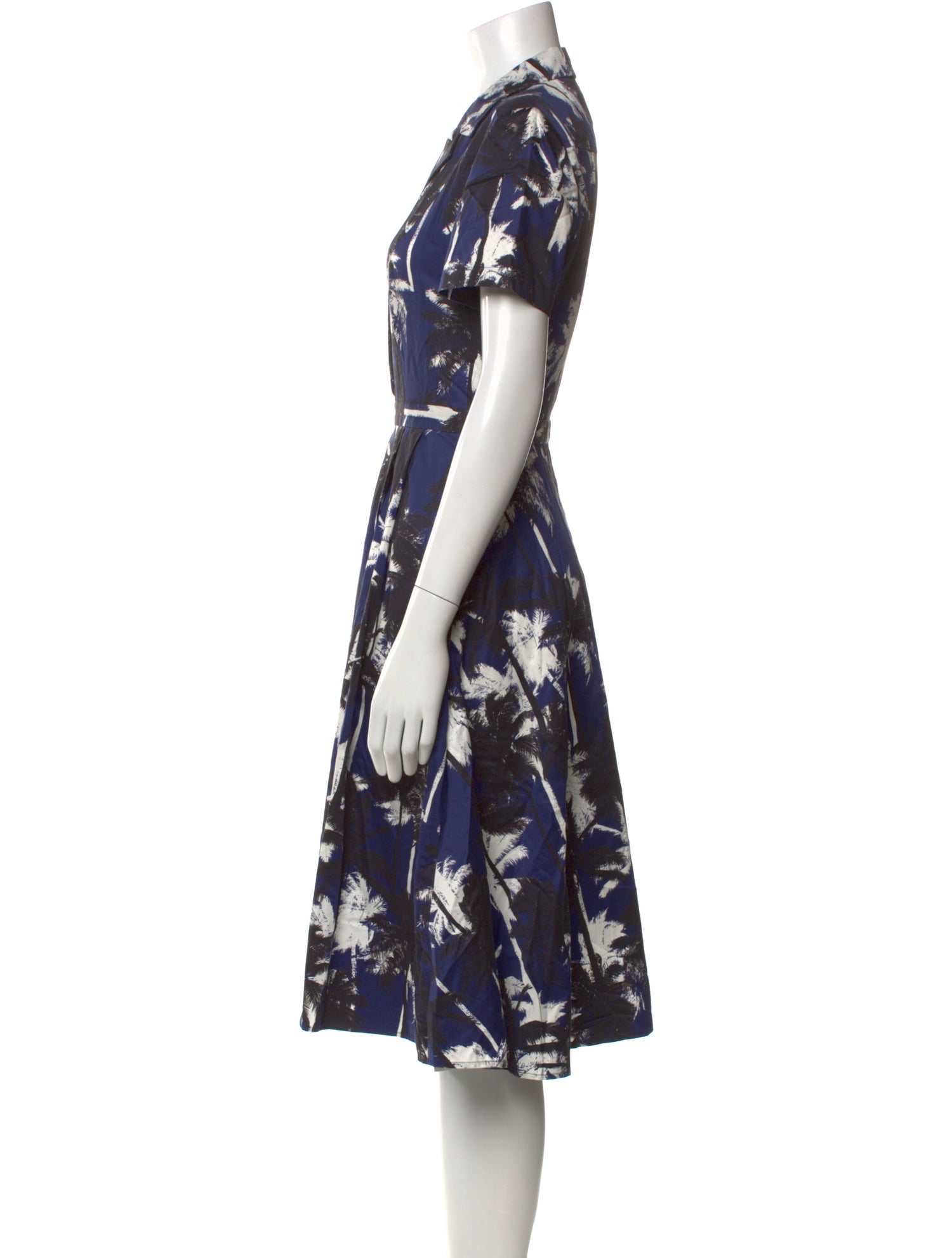 Jason Wu Floral Print Midi Length Dress