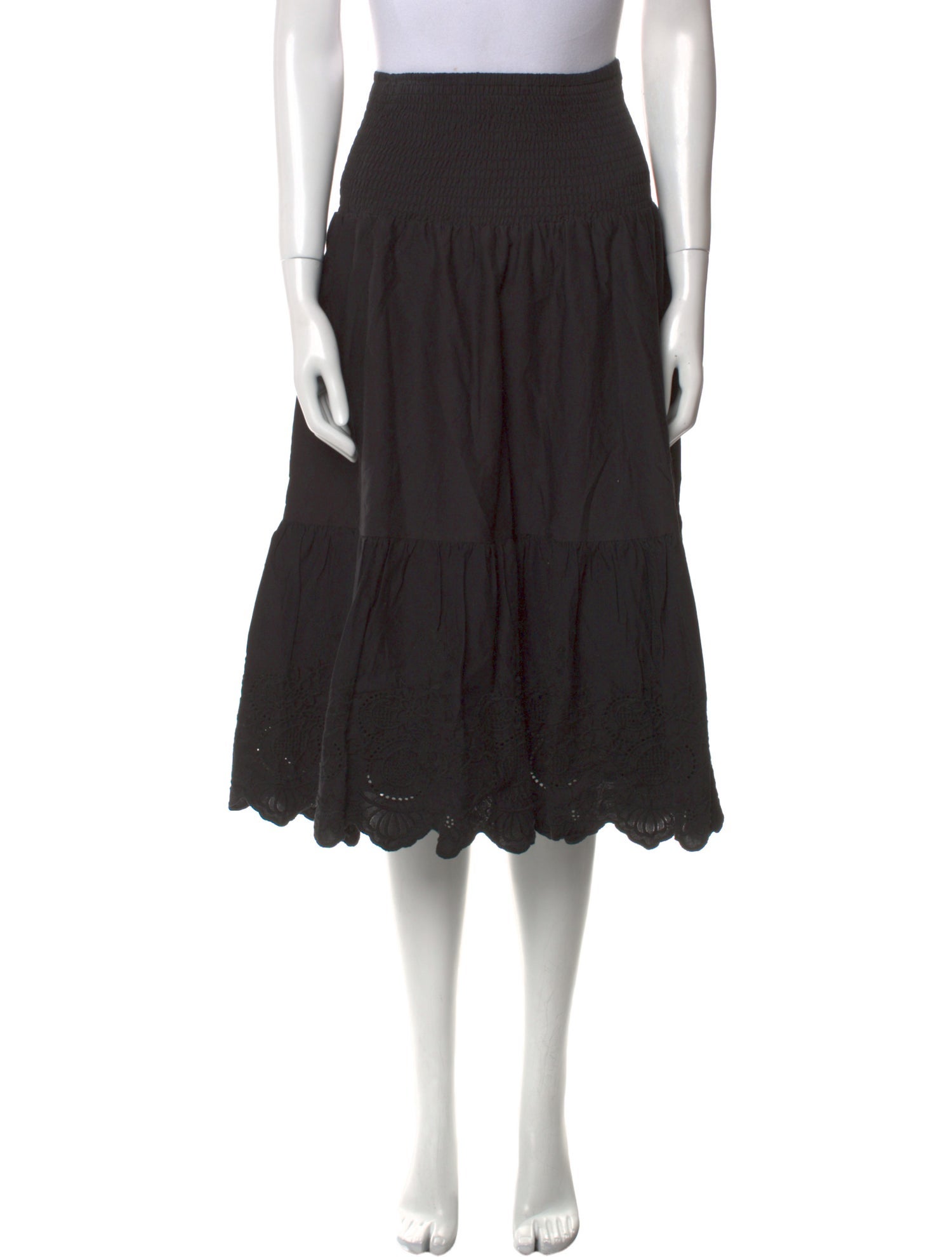 Jason Wu Embroidered Accent Knee-Length Skirt