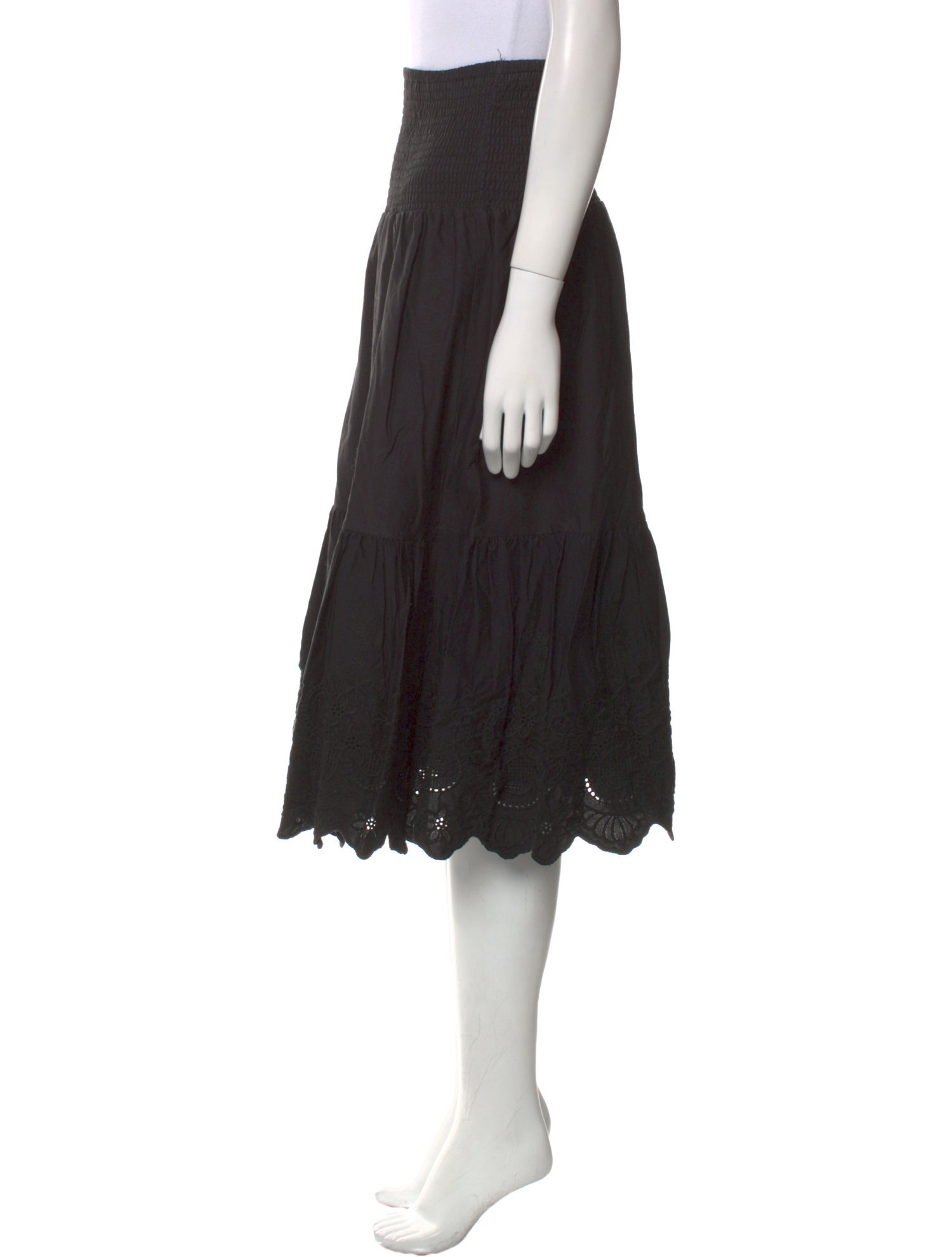 Jason Wu Embroidered Accent Knee-Length Skirt