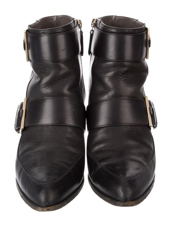 Jason Wu Leather Moto Boots