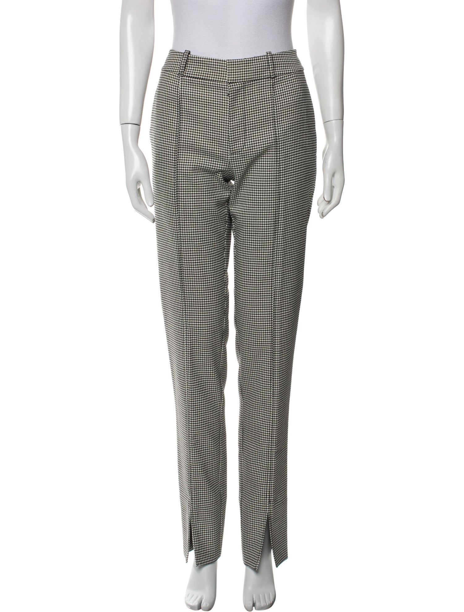 Jason Wu Houndstooth Print Skinny Leg Pants