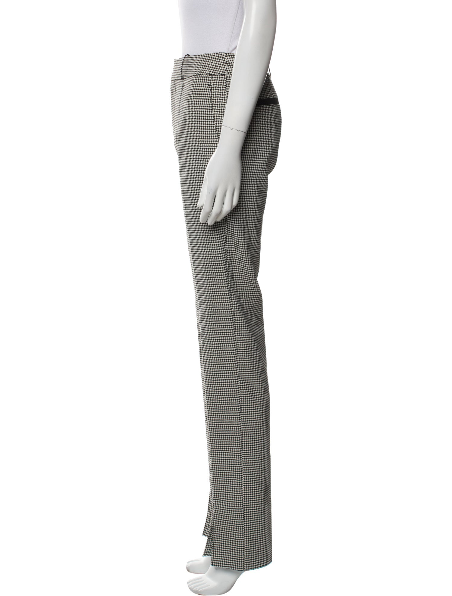 Jason Wu Houndstooth Print Skinny Leg Pants