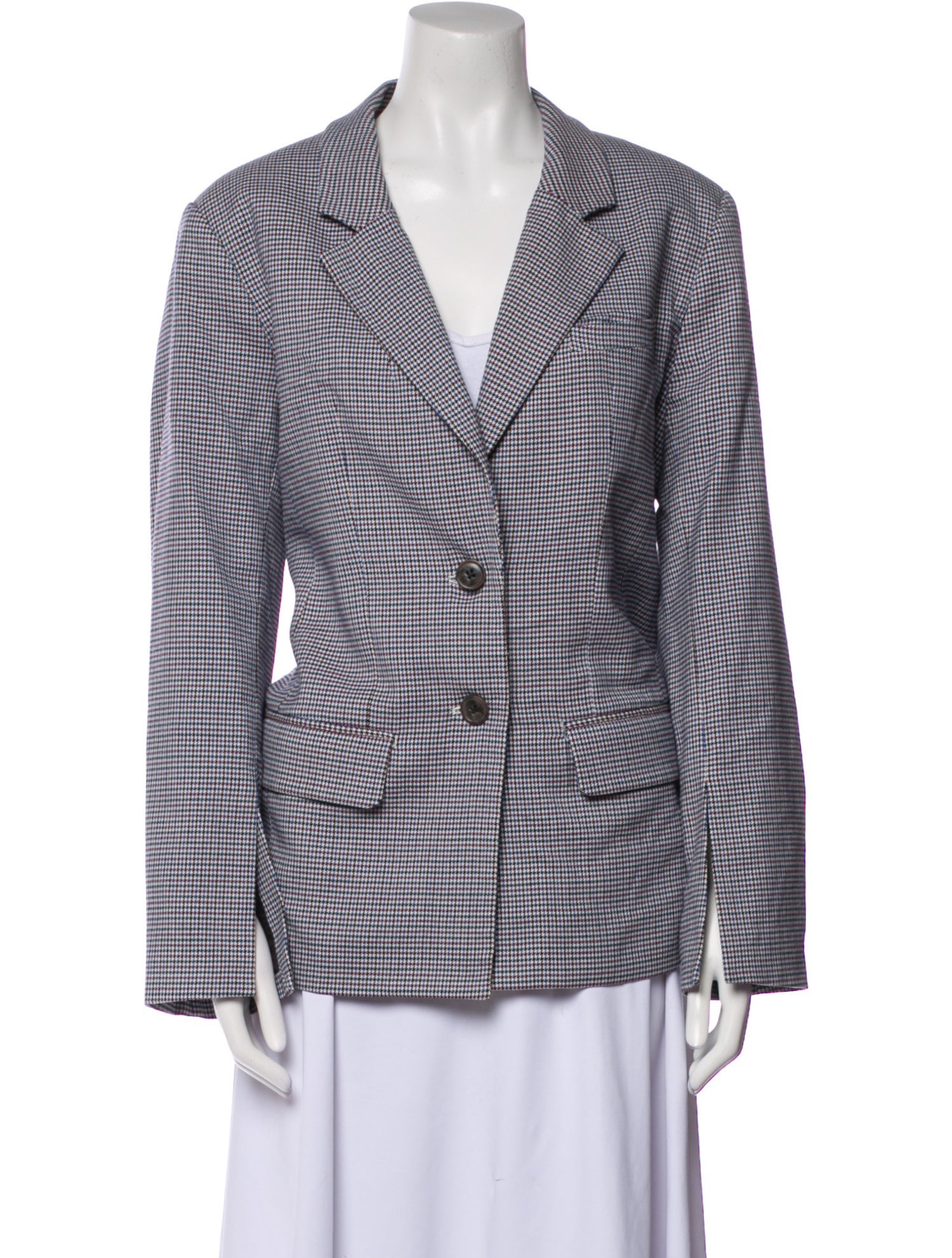 Jason Wu Plaid Print Blazer