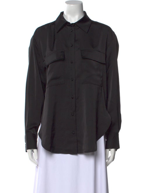 Jason Wu Long Sleeve Button-Up Top